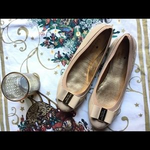 Kate Spade Nude Patent Leather Flat